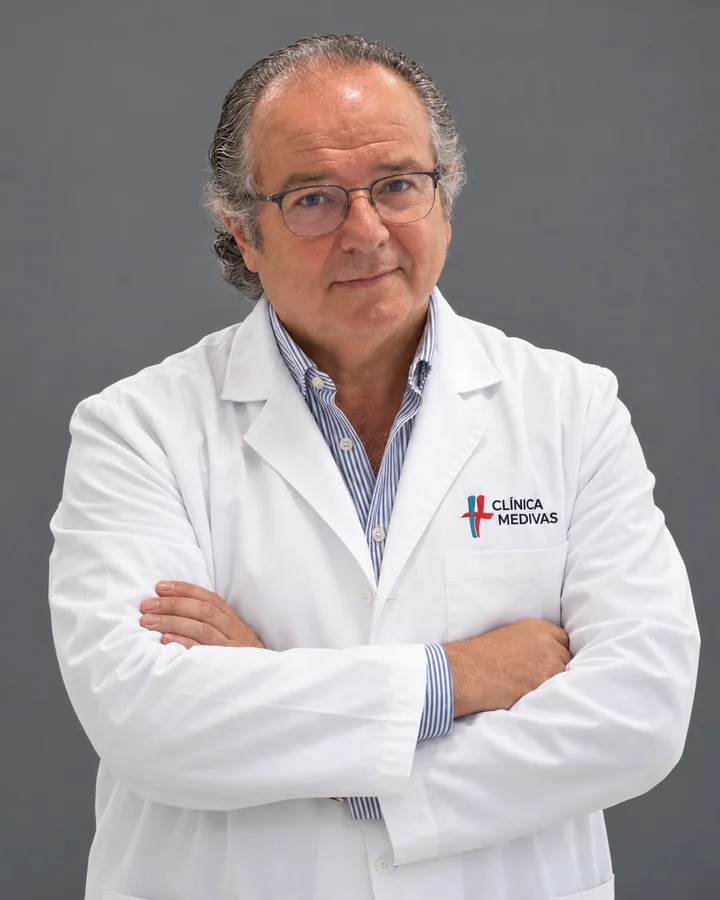Dr. Agustín Arroyo Bielsa, Medical Director and specialist in vascular surgery and varicose veins at Clínica Medivás Madrid