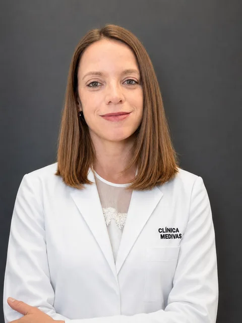 Dra. África Duque, angiología y cirugía vascular · unidad de lipedema en Clínica Medivás Madrid