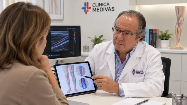 Arañas vasculares en Madrid | Clínica Medivás Consulta de arañas vasculares en Madrid en Clínica Medivás con el Dr. Agustín Arroyo Bielsa