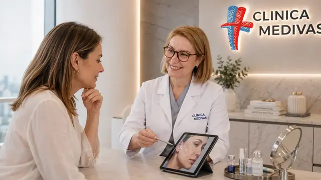 Lifting de Brazos en Madrid | Clínica Medivás Equipo de Cirugía Estética de Clínica Medivás atendiendo una consulta de Lifting de Brazos en Clínica Medivás Madrid