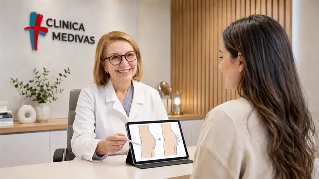 Remodelación de Glúteos en Madrid | Clínica Medivás Dra. Paloma Tejero en consulta de Remodelación de Glúteos en Clínica Medivás Madrid